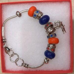 University of Florida Gators Charm Bracelet